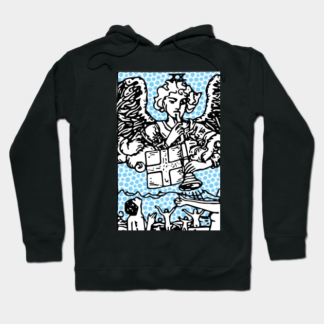 Modern Tarot Print - Judgement Hoodie by annaleebeer